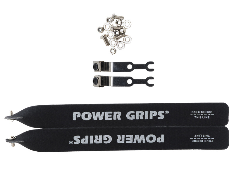 Power Grips Strap Set, Black, Pair