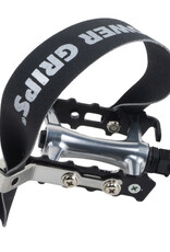 Power Grips Strap Set, Black, Pair