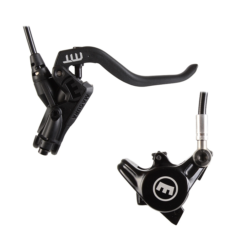 Magura MT4 Disc Brake and Lever - Front or Rear, Hydraulic, Flat Mount, Black