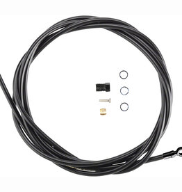 Shimano SM-BH90-SBM High Pressure Disc Brake Hose Kit with Black Banjo Fitting - 2000mm, W/O Banjo Bolt, Black