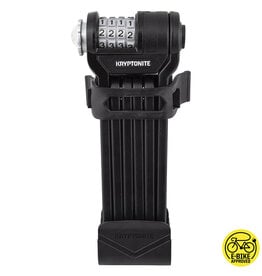 Kryptonite Keeper 585 Combo Folding Lock: Black, 85cm, 3mm