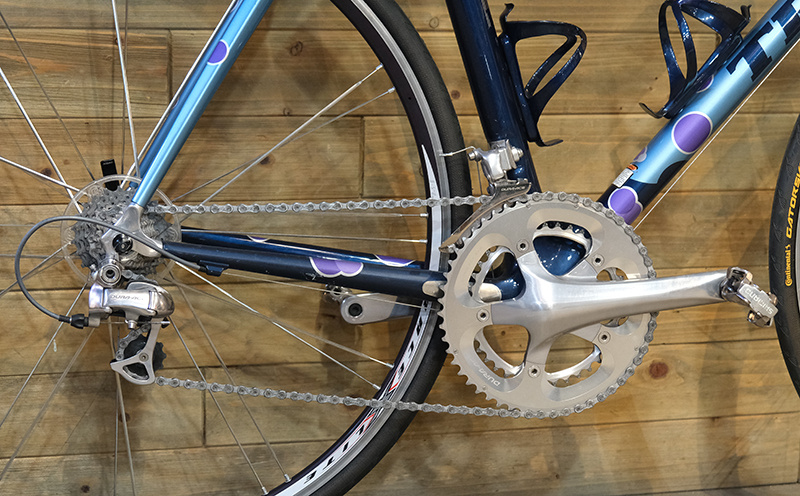 Trek Preowned OCLV Road Bicycle 54cm Blue Custom Paint