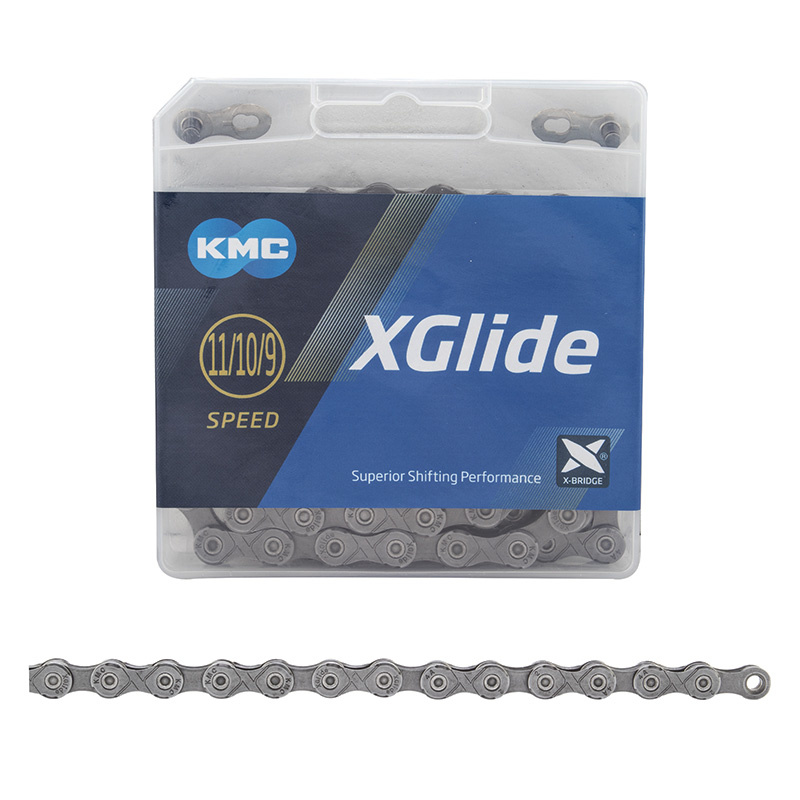 KMC xGLIDE Chain 9/10/11s 128L