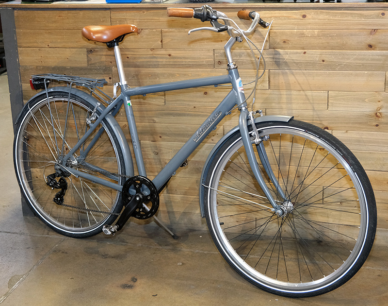 Adriatica Preownrd Retro Mens Bicycle 55cm Grey