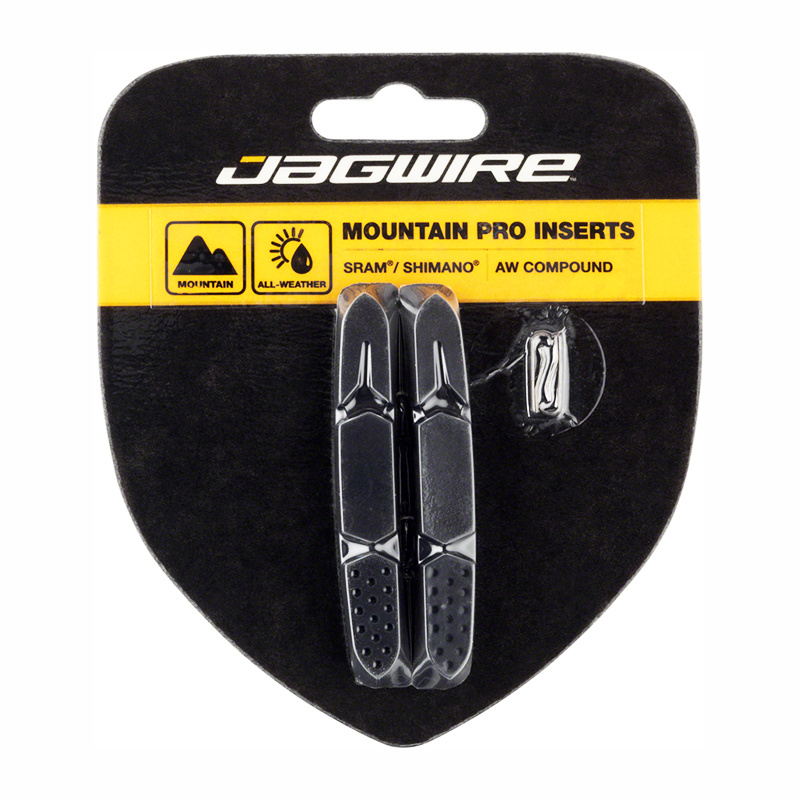 Jagwire Mountain Pro Brake Pad Replacement Inserts, Black
