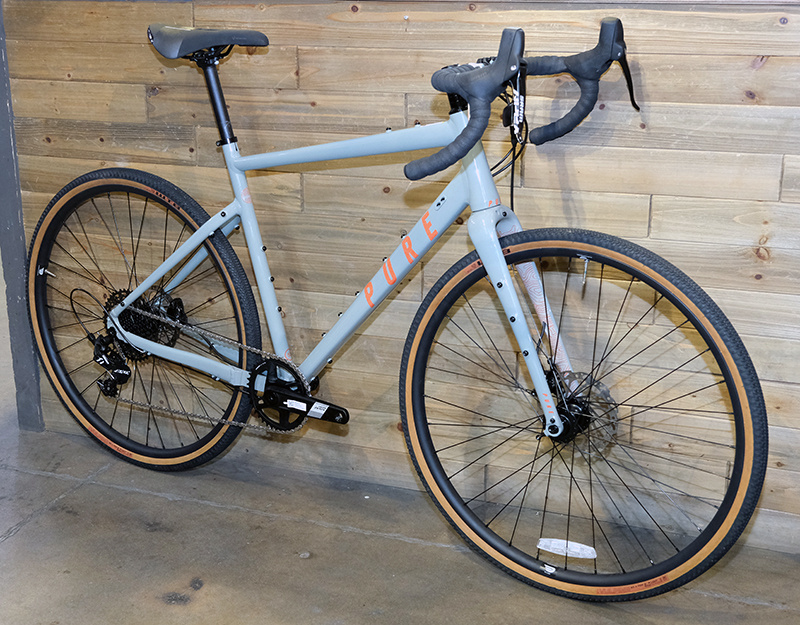 Pure Cycles Adventure  Custom Build AL Gravel Bicycle Agave Grey 53cm/Large