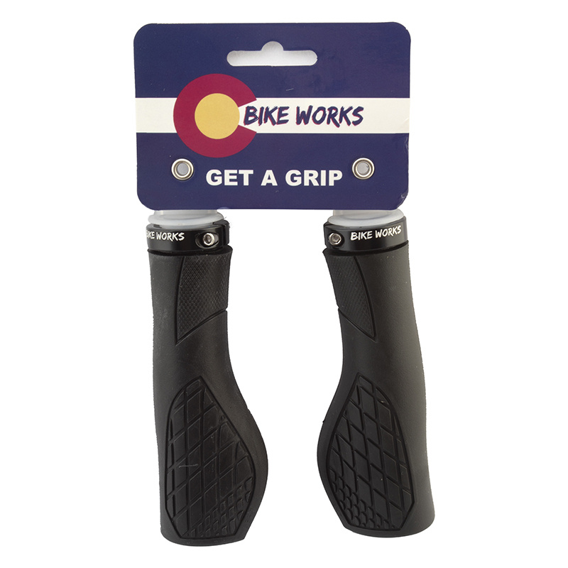Bike Works Ergo Grips 130mm Lock On