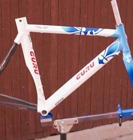 Guru Trilite Frame/Fork blue/white 57cm