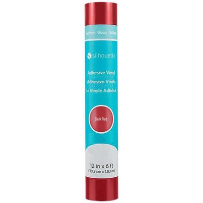 Graphtec 12 inch x 6 foot Glossy Permanent Vinyl - Red