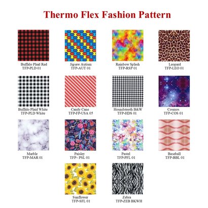 Thermo Flex Fashion 12" x 12" Sheet