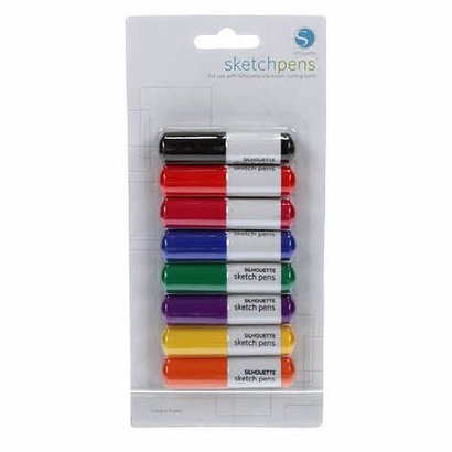 Checker Silhouette Pen Sketch Pen Starter Pack 8ct