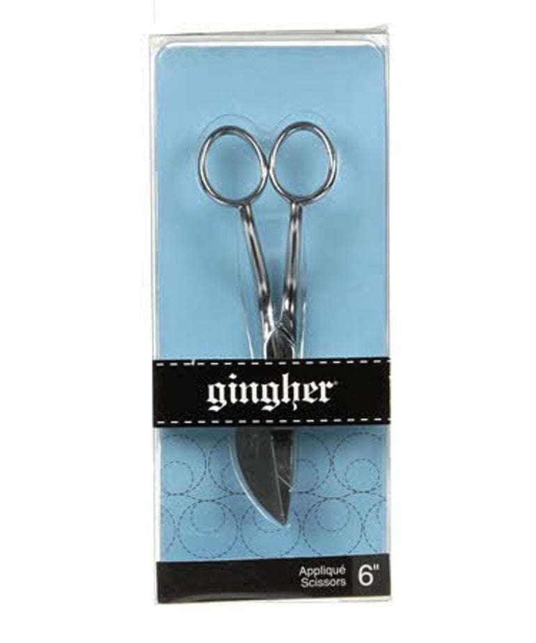 Checker Gingher 6in Knife Edge Applique Scissor