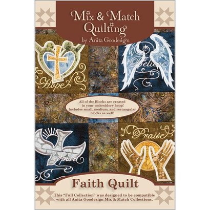 Anita Goodesign Full Collections: Faith Quilt