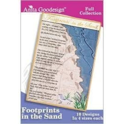 Anita Goodesign Full Collections: Footprints in the Sand