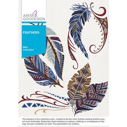 Anita Goodesign Mini Collections: Feathers