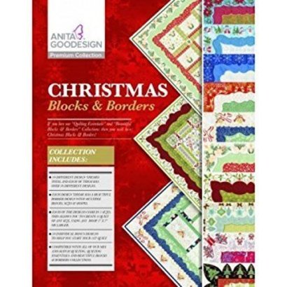 Anita Goodesign Premium Editions: Christmas Blocks and Borders