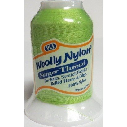 Checker Woolly Nylon Thread 1000m 160 Lime Green