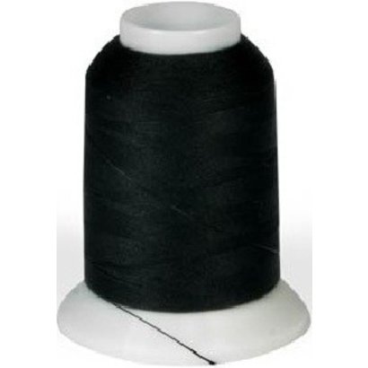 Checker Woolly Nylon Thread 1000m Black