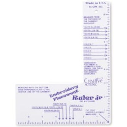 Tacony Embroidery Placement Ruler-JR
