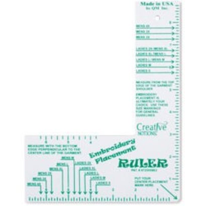 Tacony Embroidery Placement Ruler-Adult