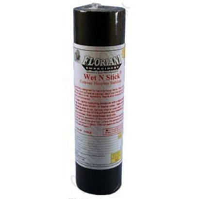 Floriani Floriani's Wet N Stick Cutaway BLACK 2oz. 12" x 10 yds