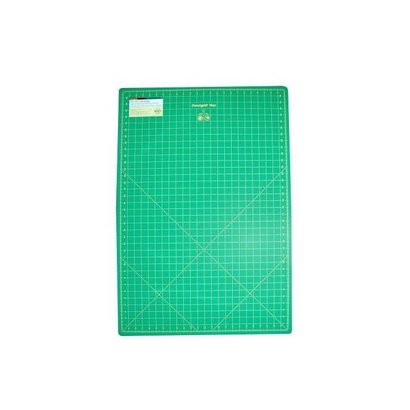 Checker Cutting Mat Omnigrid Green with Yellow Grid 24in x 36in