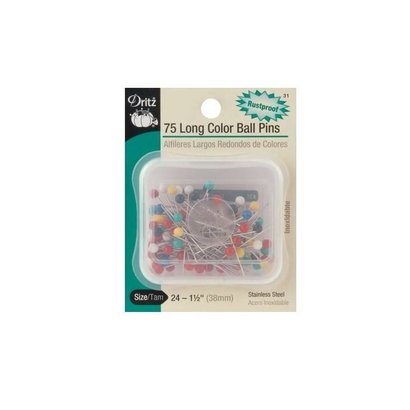 Clover 75 Long Color Ball Pins