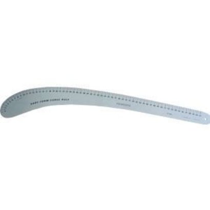 Fairgate Fairgate Vary Form Curve, 18 ",Draws a wide range of curves by simply turning. Practically replaces a set of French curves. Indispensible to the pattern maker and graphic artist. ,Calibrated one edge, two sides.