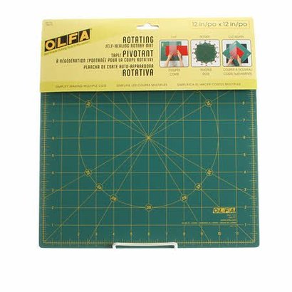 Checker Spinning Square Cutting Mat 12in
