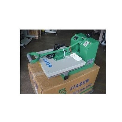 Gemsy Jiasew G38 15x15" Platen Heat Press Machine, Heats up to 450 Degrees F, with Timer, for Imprinted T-Shirts, Appliques, Screen Prints, Mouse Pads, Etc.