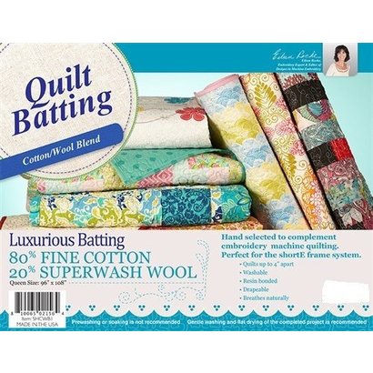 Dime Luxurious 80/20 Quilt Batting Queen Size 96x108