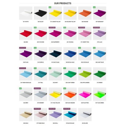 Chemica Hotmark Revolution Fluo/Gold/Silver 12" x 15" sheet (285°F 15 seconds)
