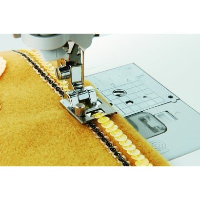 Brother up to 5 mm width Braiding Foot . Fits all Brother home-use sewing machines; including the NV6000D