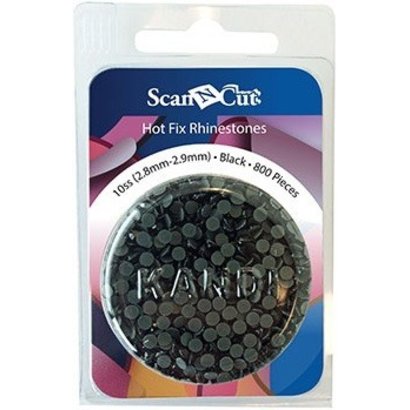 Brother Black Rhinestones 10ss Refill Pack