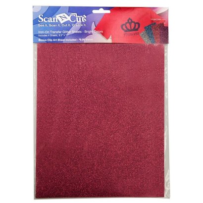 Brother Iron-on Sheet - Glitter Brights 4 Color