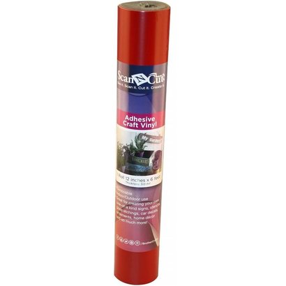 Brother 6 FT ROLL- RED ADHESIVE CRAFT VINYL