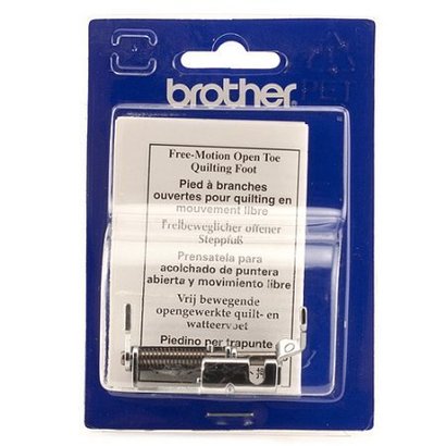 Brother Open Toe Quilting Foot (metal). and Requires Low Shank Adapter for ULT/PC series. Fits NV6000D