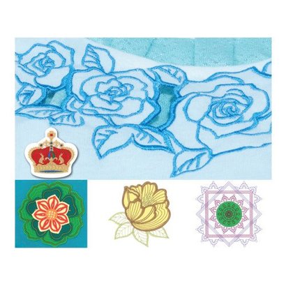 Brother Embroidery USB PR Cutwork Designs
