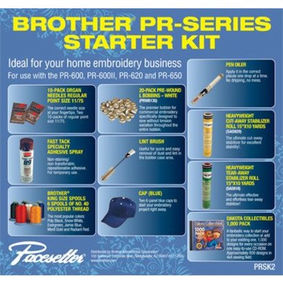 Brother NEW PR600 Series/PR1000 Starter Kit!