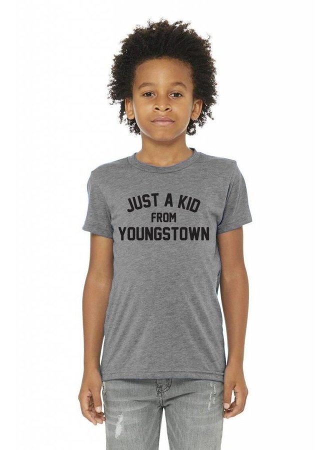 Just a Kid from Youngstown Tee - - ivory & birch