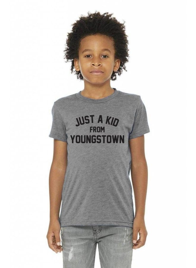 Just a Kid from Youngstown Tee - - ivory & birch