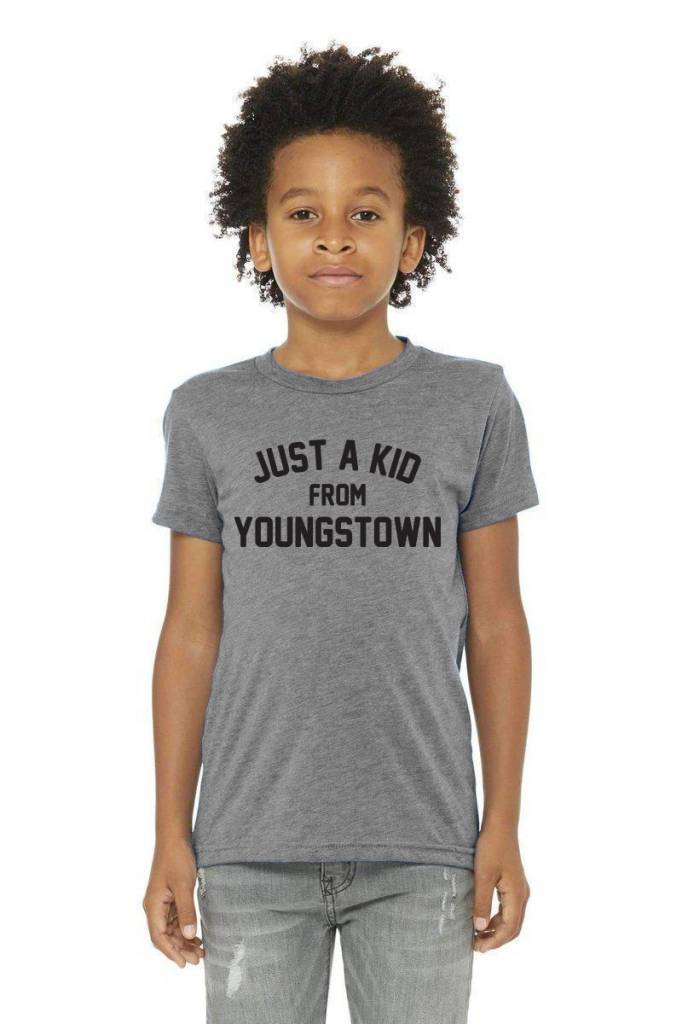 Just a Kid from Youngstown Tee - - ivory & birch