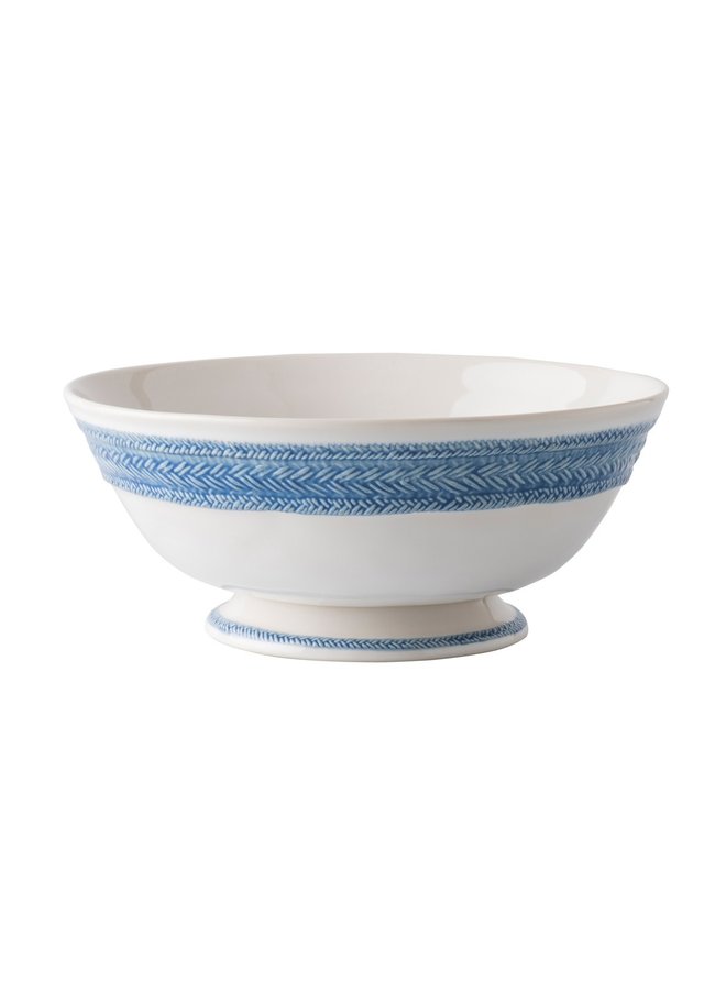 Le Panier White/Delft 11" Footed Fruit Bowl