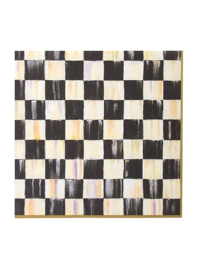 Courtly Check Dinner Paper Napkins