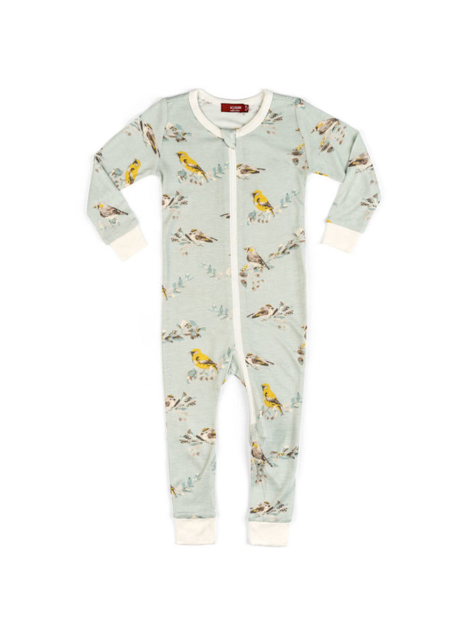 bamboo zipper pajamas