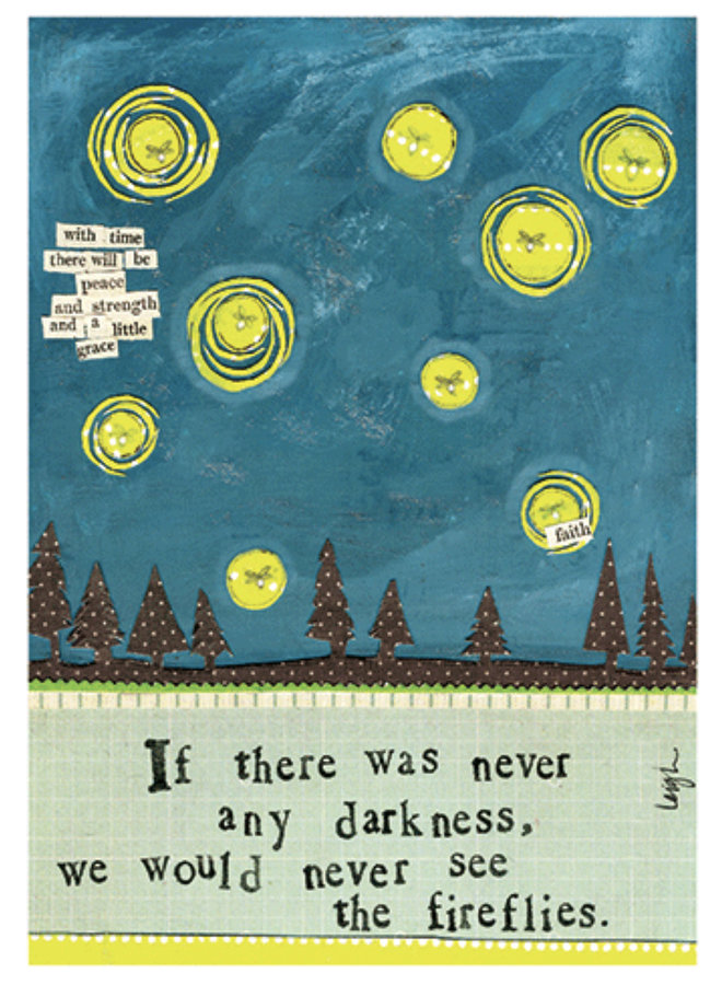 Fireflies Card