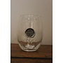 Stemless Wine Glass-Initial B