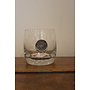 Double Old Fashion Glass-Initial P