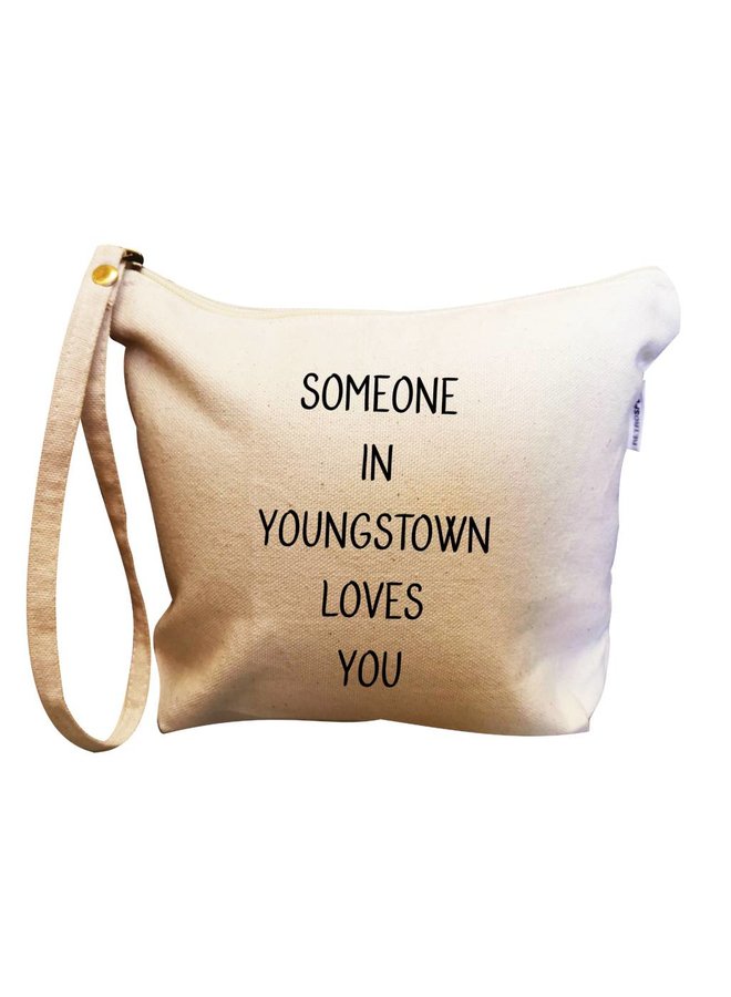 Someone in Youngstown Loves You Makeup Bag