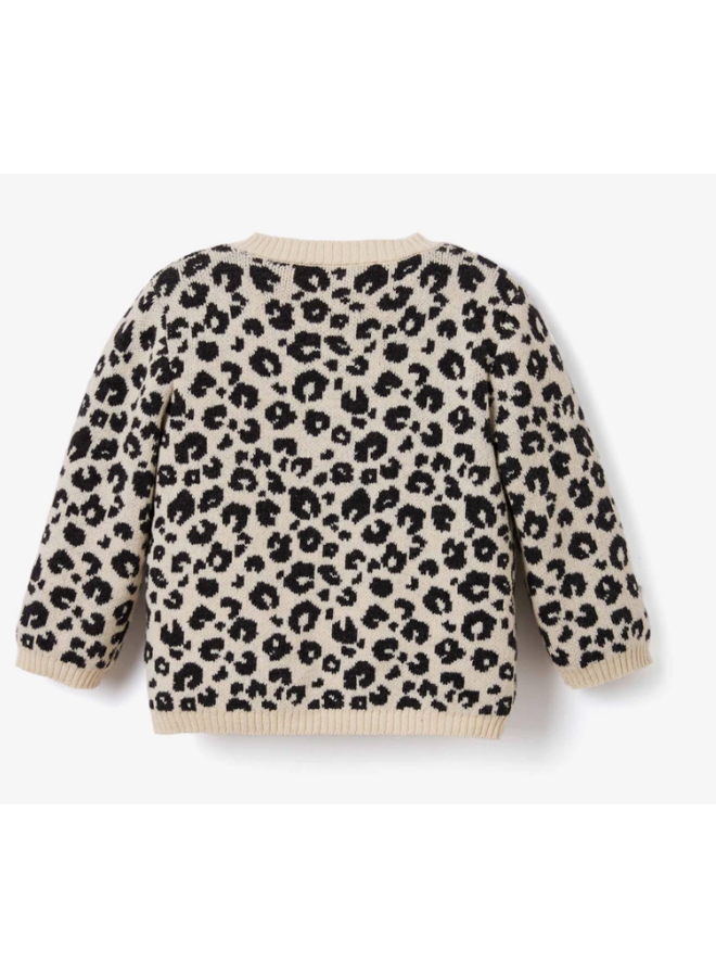 baby leopard cardigan
